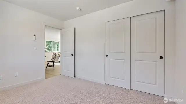 Photos for reference.  Same floorplan, similar features. Bedrooms have upgraded carpet flooring.