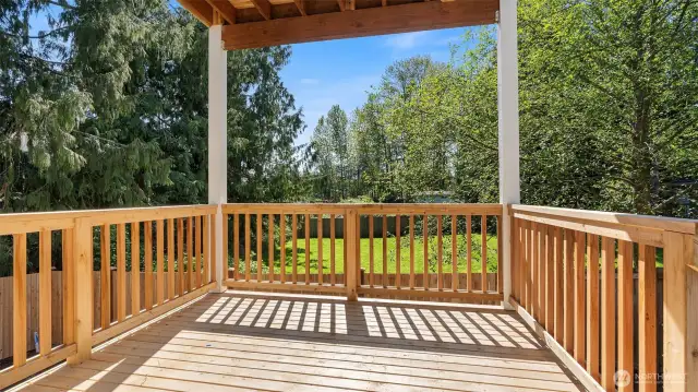 Photos for reference.  Same floorplan, similar features. Deck is perfect for entertaining.