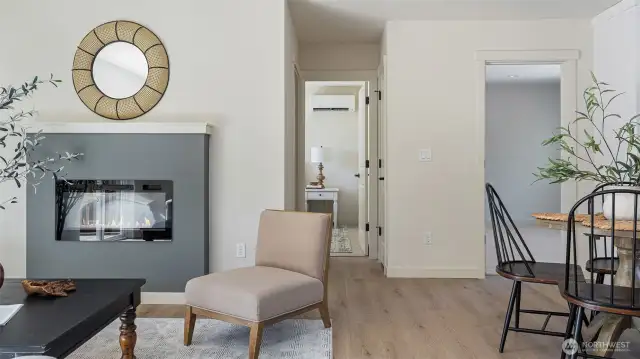 Photos for reference.  Same floorplan, similar features. Great Room