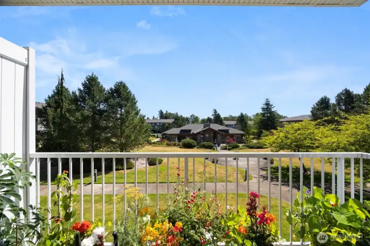Central courtyard views from the balcony.