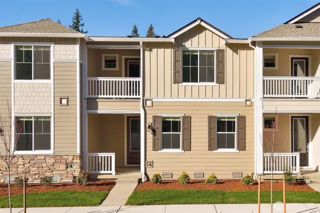 Example of the Chandler floor plan located at 8543 35th Street NE