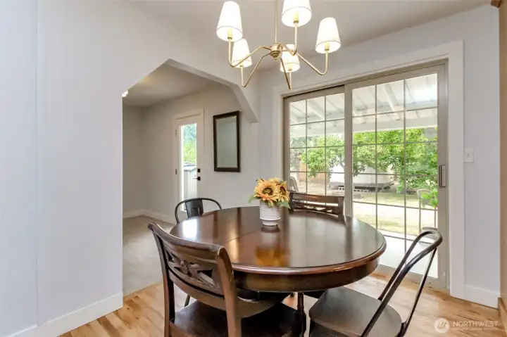 Light fixtures replaced throughout the home.