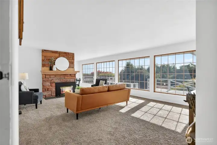 From Entry-Large Living room