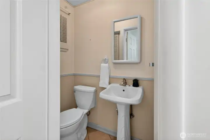 1/2 Half bath off Laundry