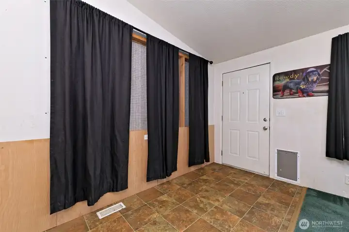 The living room