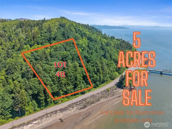 5 Acre Ocean View lot with River Frontage