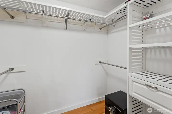 Upstairs bedroom closet