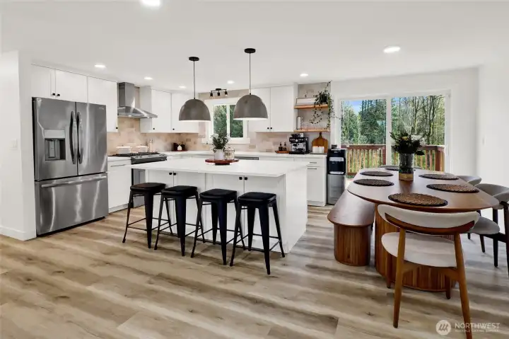 Dedicated dining area perfect for everyday meals or hosting guests!