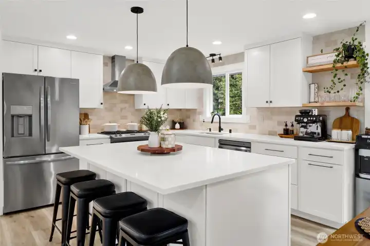 Thoughtfully updated details enhance both style and function of this gorgeous house!