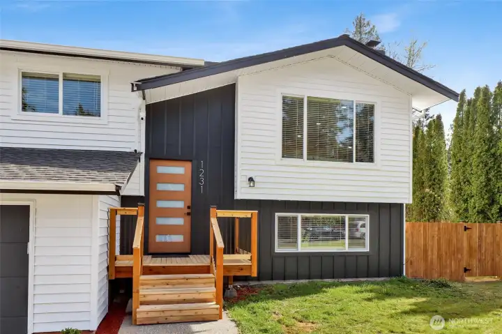 Fresh exterior and clean lines showcase the quality of this complete renovation!