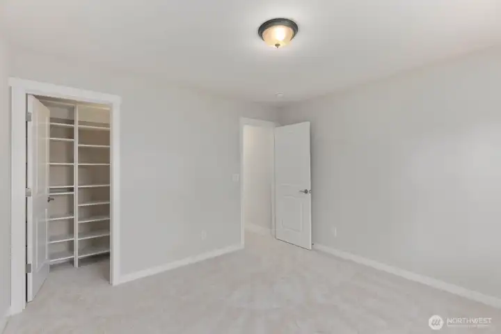 Bedroom 2 custom walk-in closet