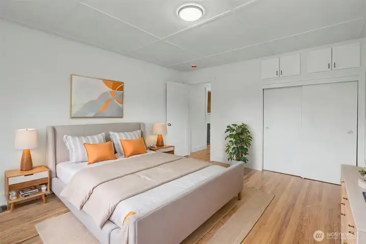 Virtually Staged Bedroom