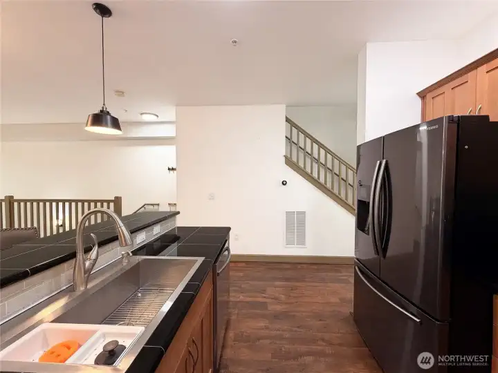 Stainless steel sink and newer garbage disposal