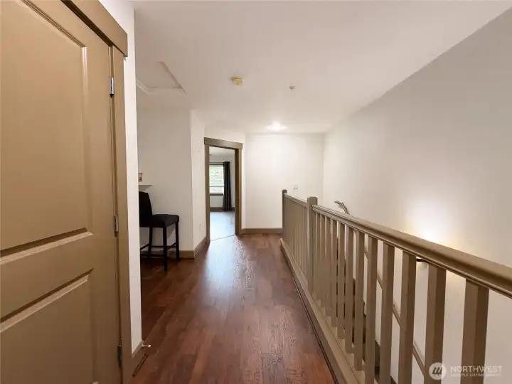 Hallway to master bedroom