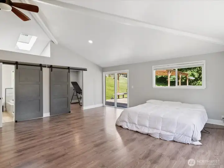 Primary Bedroom with Closet and Full Bathroom