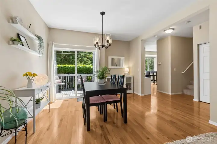 Gorgeous hardwood floors!