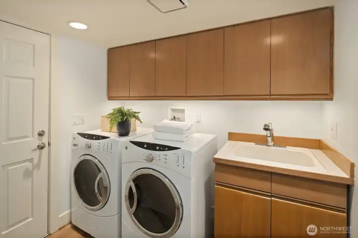ain floor utility room.