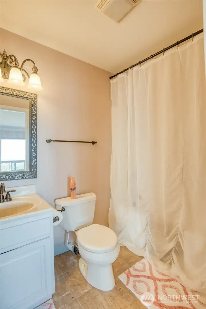 She will especially enjoy her Private tub/shower combination just before retiring for the evening!