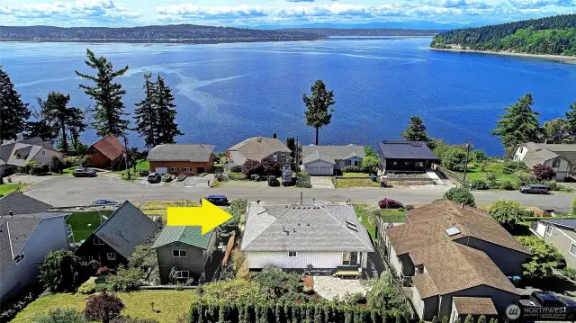 Overhead Aerial with West View