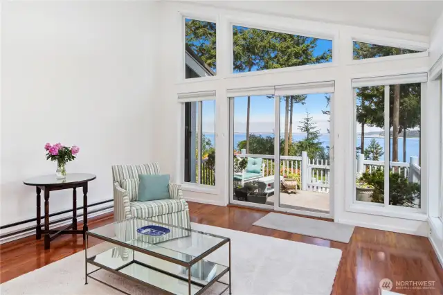 Beautiful hardwood floors.