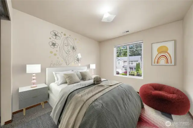 Generously sized additional bedrooms with plenty of natural light.