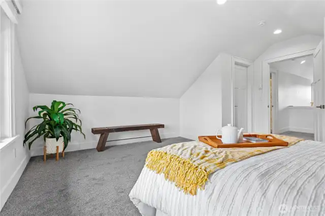 Option #2 for the Primary bedroom is upstairs.