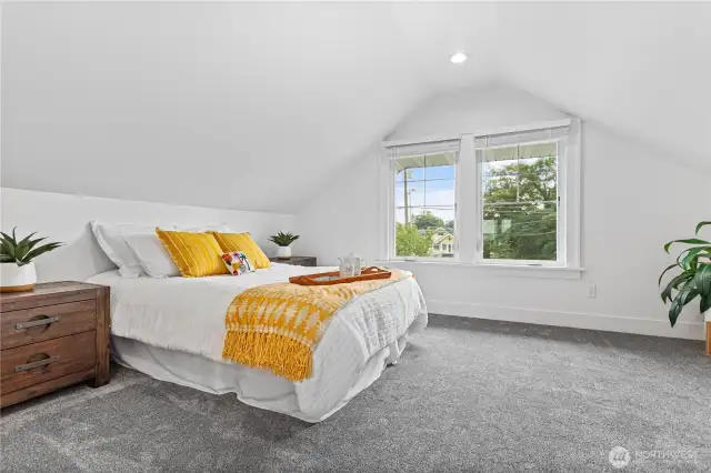 Primary bedroom, upstairs.