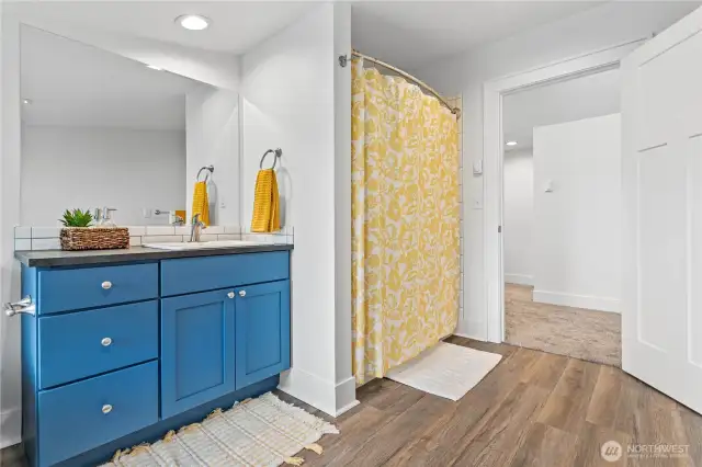 Upstairs bathroom.