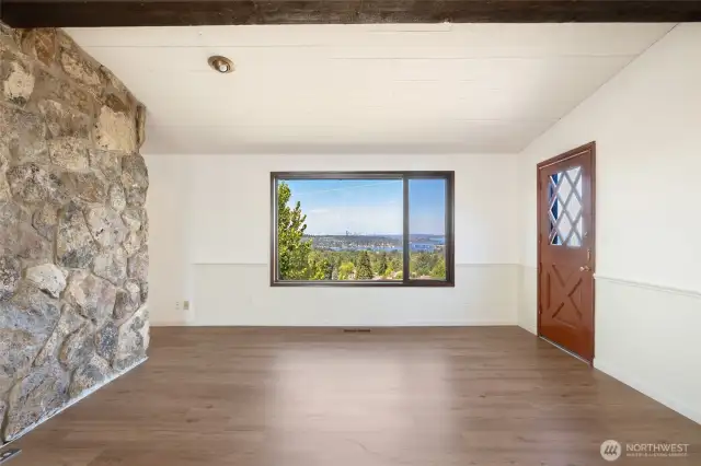 Dining Area & View from Kitch