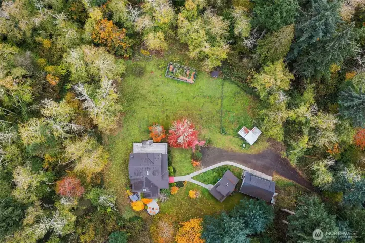 Well situated and private 14 acres.