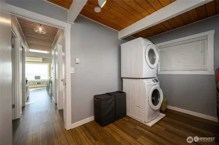 Current laundry room- could be second bedroom