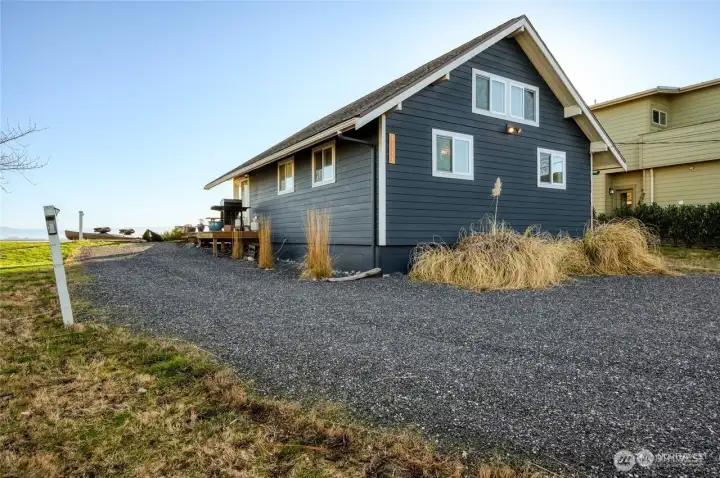 Ample parking, with room for your RV