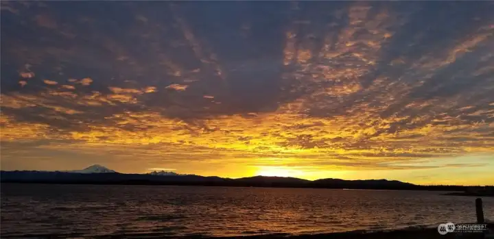 Stunning morning sunrise