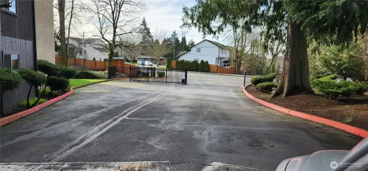 New security gate installed. Enhanced property protection.