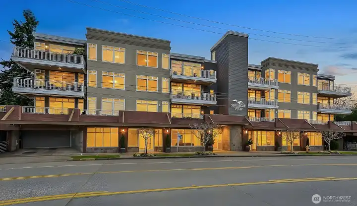 This desirable boutique complex has just 12 residential units and two commercial condo units. There is two levels of secured garage parking and large storage units.