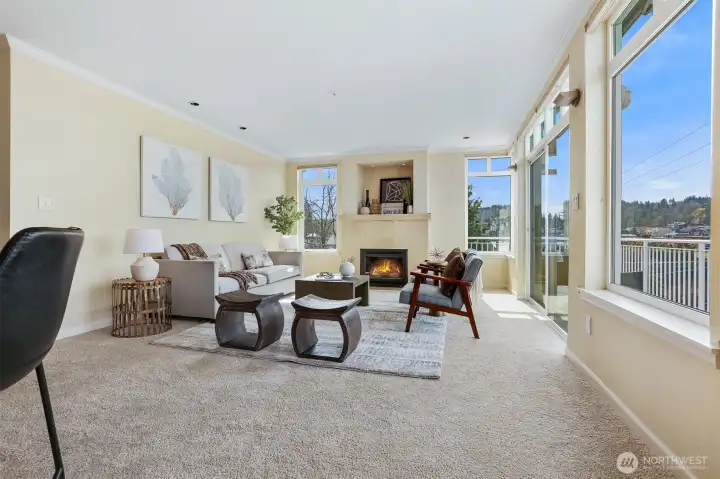 The unit is so light and airy!