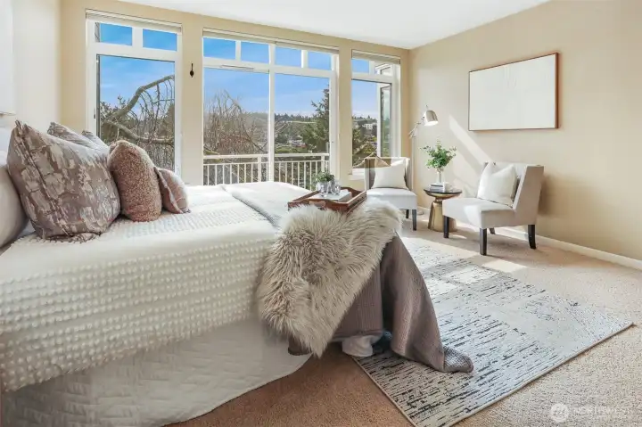 Another shot of the primary bedroom.