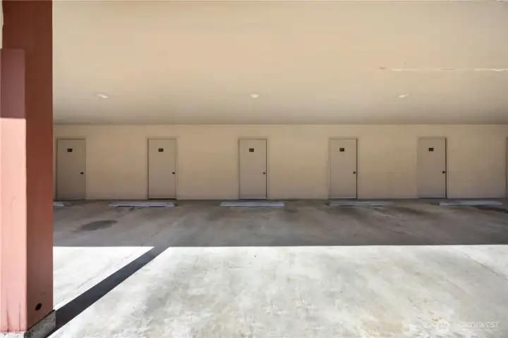 Carport Parking & Storage Closet