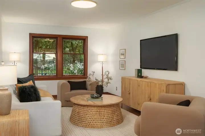 Main floor family/TV room