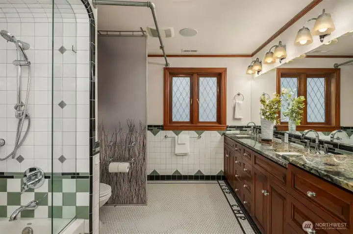 Full Bath on upper level