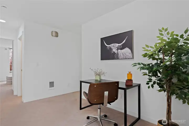 onus space—ideal for a home office, media room or play area.