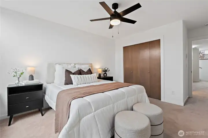 Bedroom on the second floor.