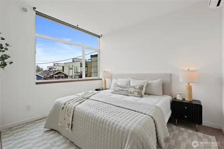 Roomy primary suite.