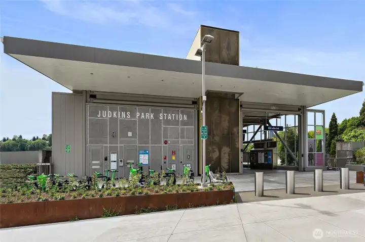 New Judkins Park light rail station.