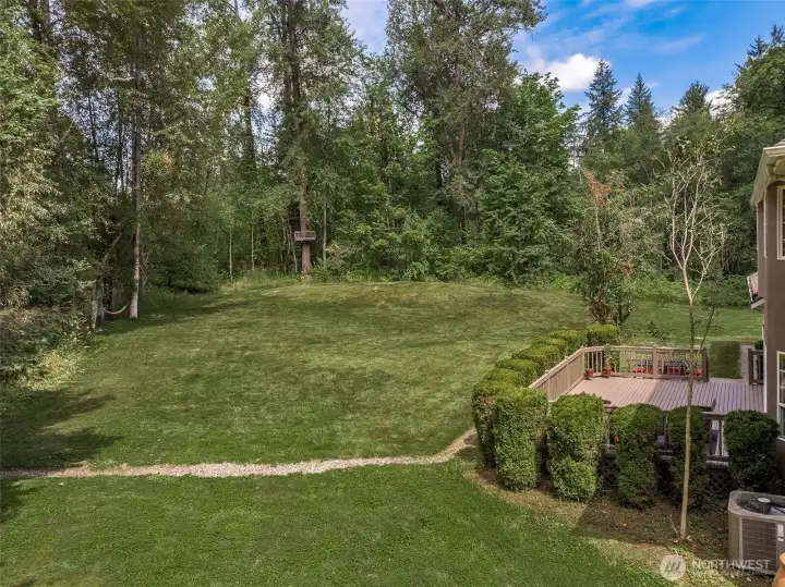 Endless outdoor activities from gardening, fire pit, playscapes, you name it, there is space for it!