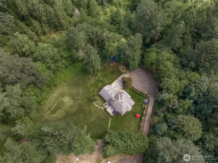 5+ more acres of mostly flat woodland can lead you very close to Bassett Pond (trail needed). Don't miss this exclusive opportunity to take over ownership of this one of kind property full of nature, privacy and estate living at its best.