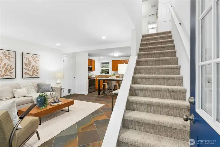 From the moment you enter the home you are greeted with open concept living!