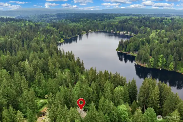 Access to private community beach! Great to fishing, swimming, community events, kayaking, paddle boarding, and more! Boats okay but electric motors only to keep the noise serene!