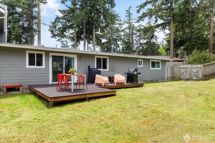 Room to Relax, Play & Gather in this Backyard! Room to Relax, Play & Gather in this Backyard!