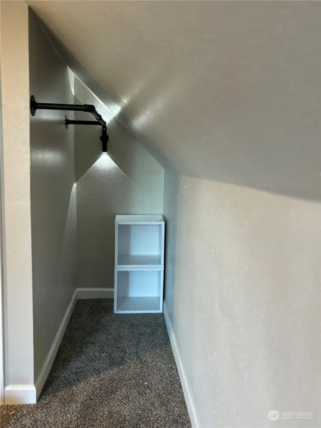 Upstairs bedroom closets